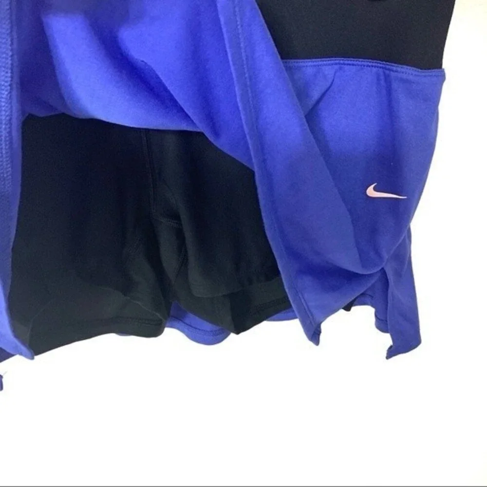 NIKE skirt womens blue/purple dri-fit tennis/golf skirt large